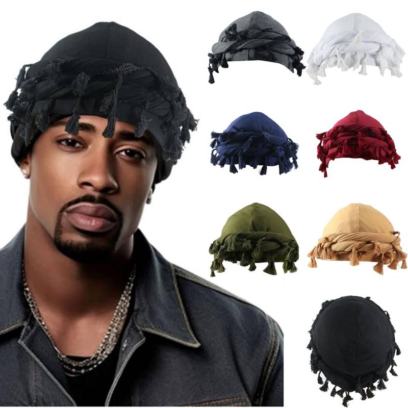 Tassel Satin Lined Durag Wrap