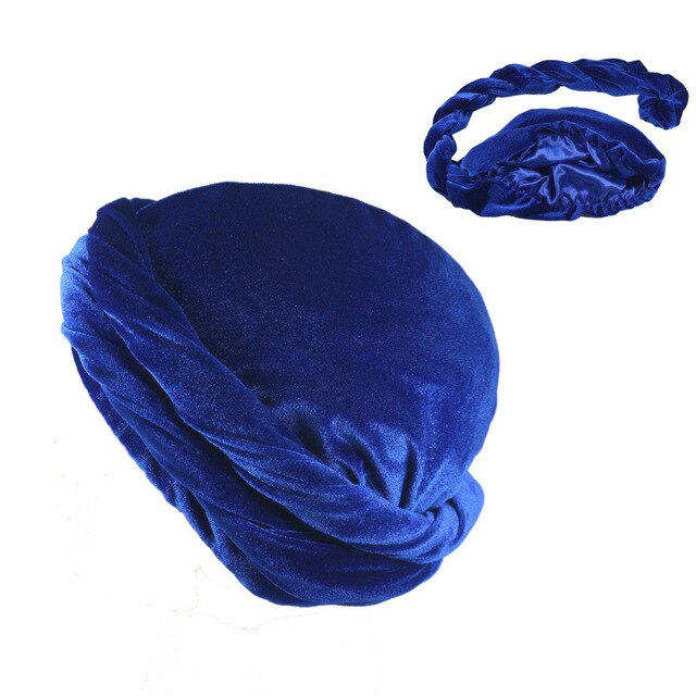 Velvet Satin Lined Turban
