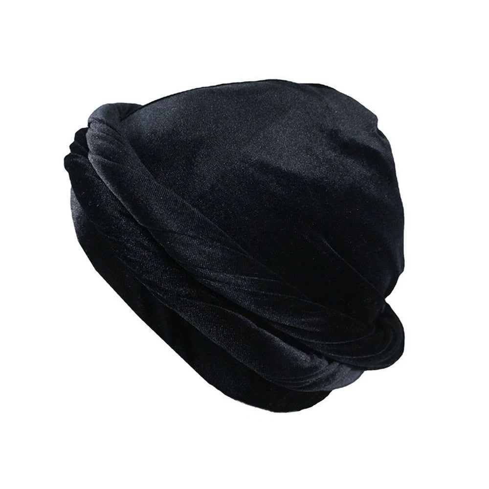 Velvet Satin Lined Turban