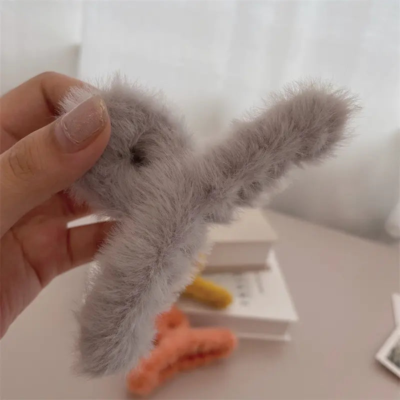 Plush Claw Clip