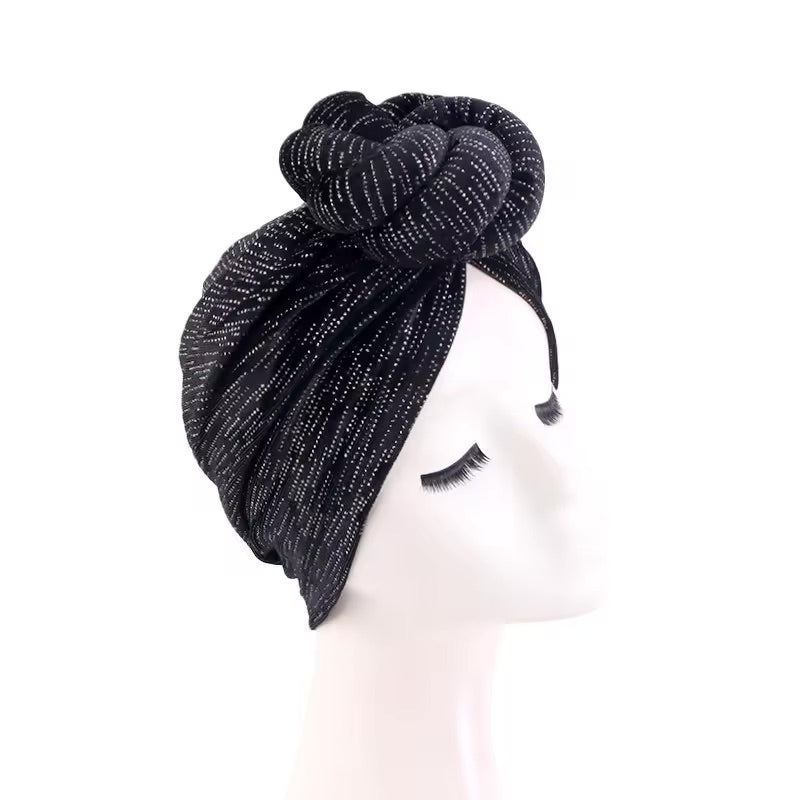 Velvet Vogue Pre-Knotted Turban