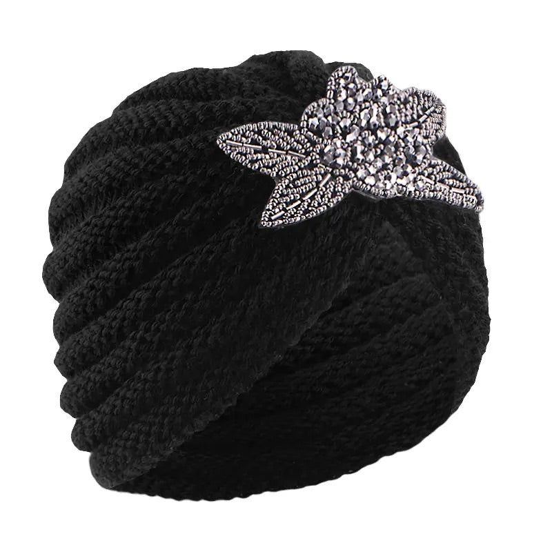 Knitted Elegance Turban
