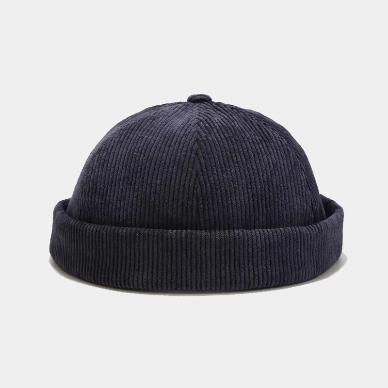 Brimless Corduroy Hat