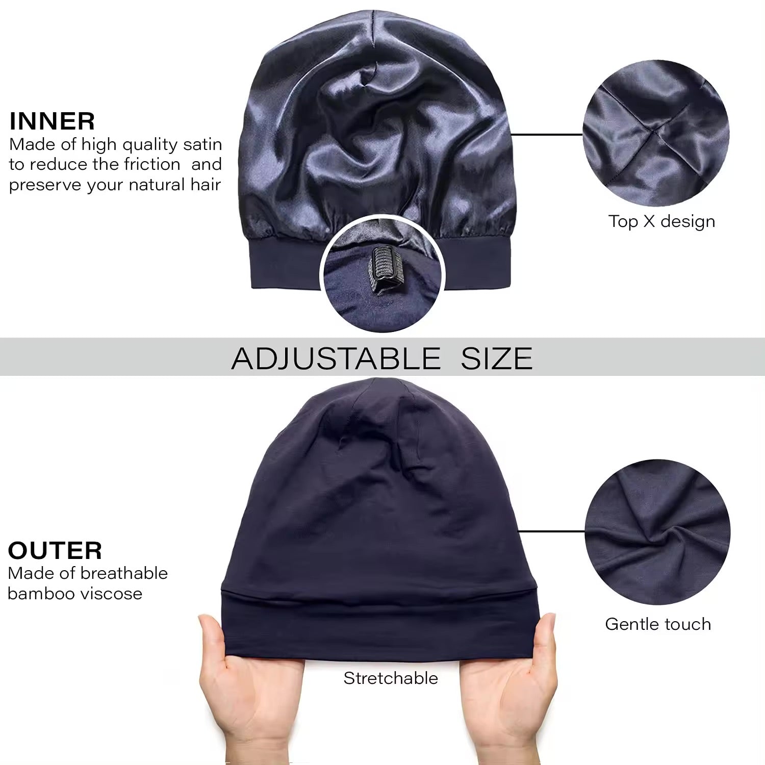 XL Classic Satin-Lined Undercap