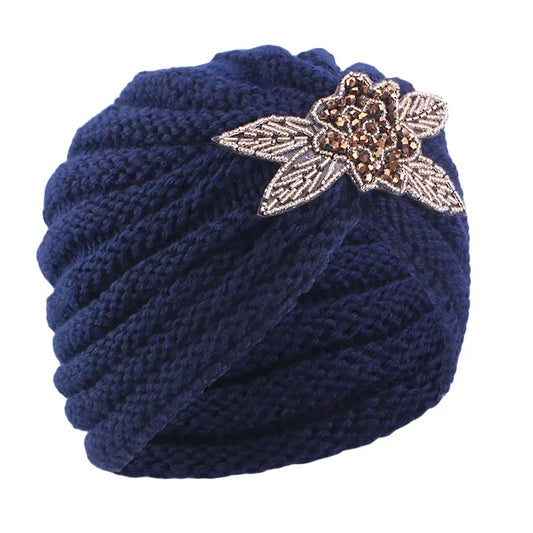 Knitted Elegance Turban