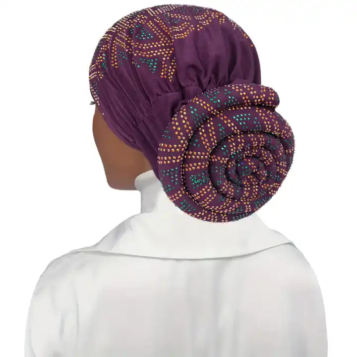 Dazzle Pre-Knotted Turban Wrap