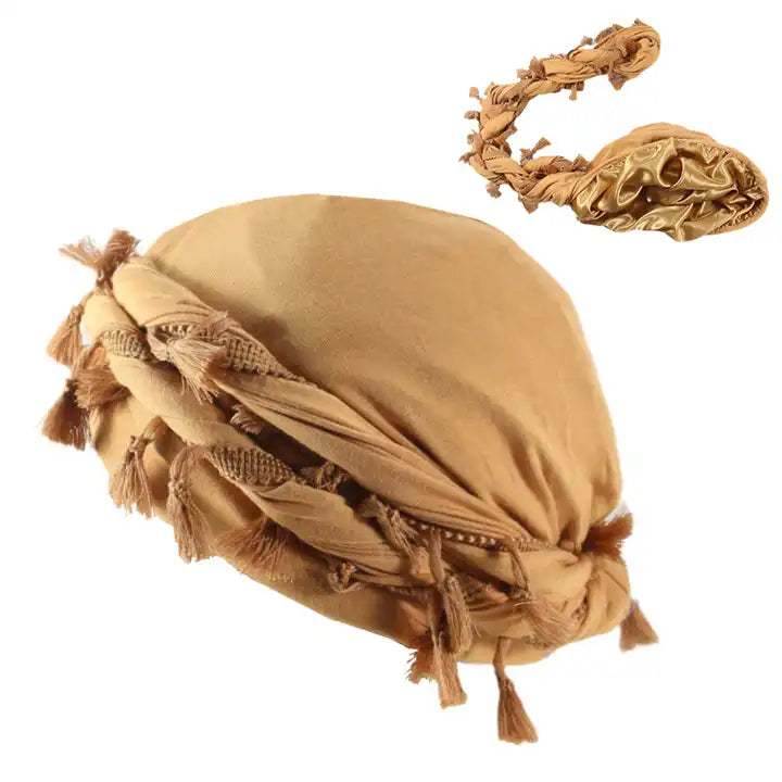 Tassel Satin Lined Durag Wrap