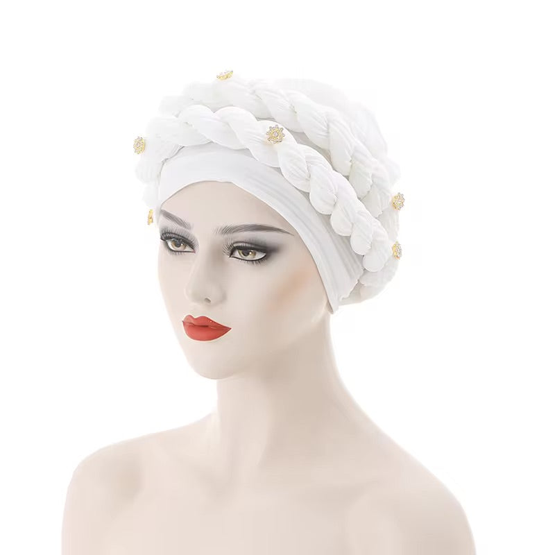 Double Braid Halo Turban