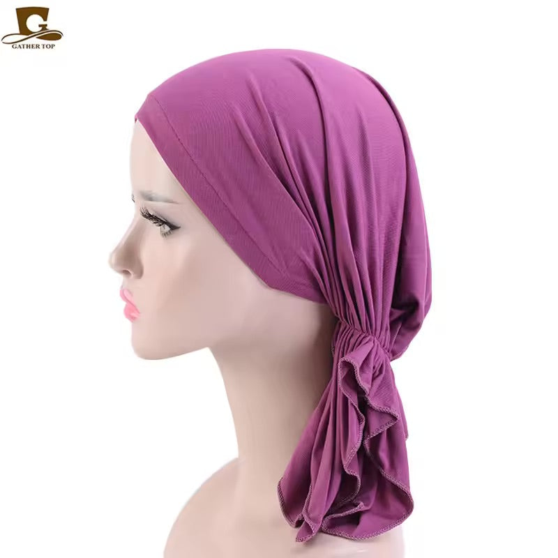 Flowing Grace Pre-tied Turban