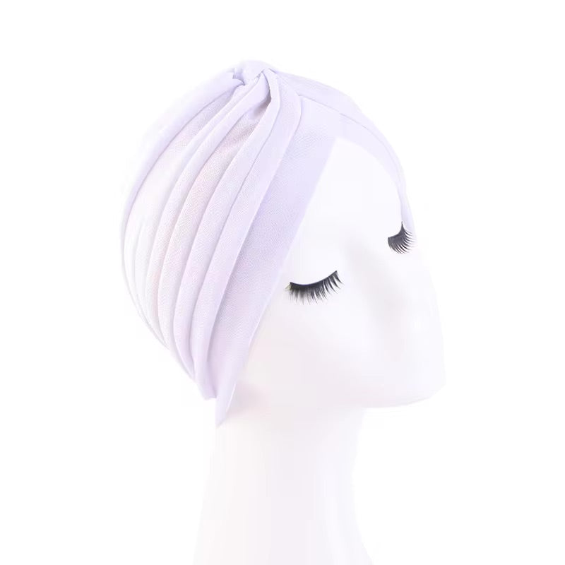 Pleated Twist Turban