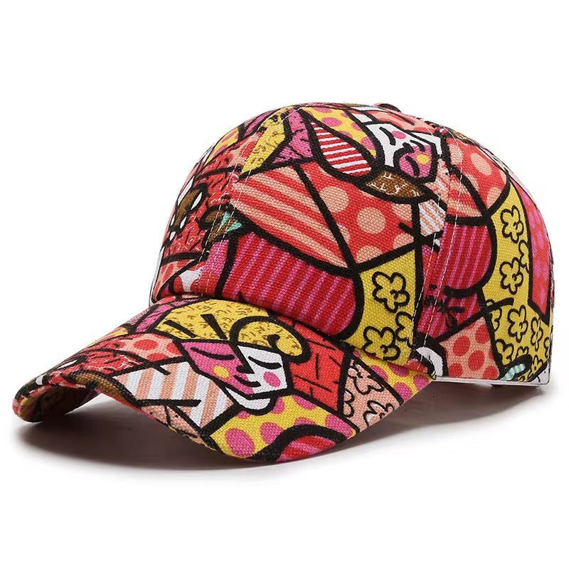 Graffiti Canvas Cap