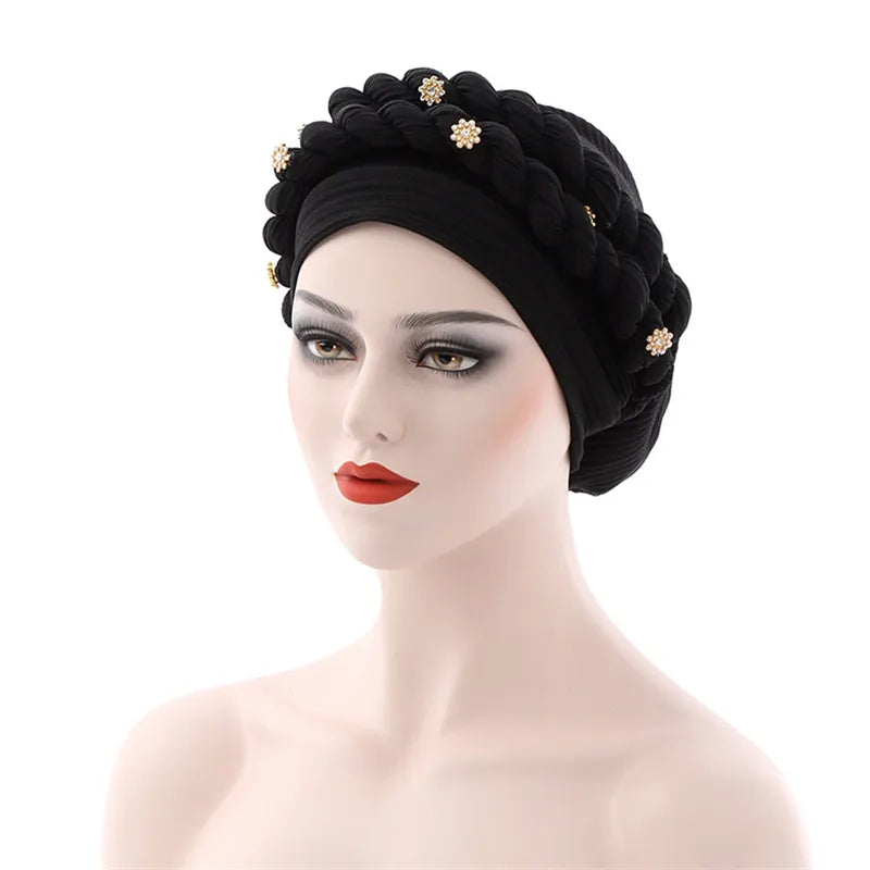 Double Braid Halo Turban