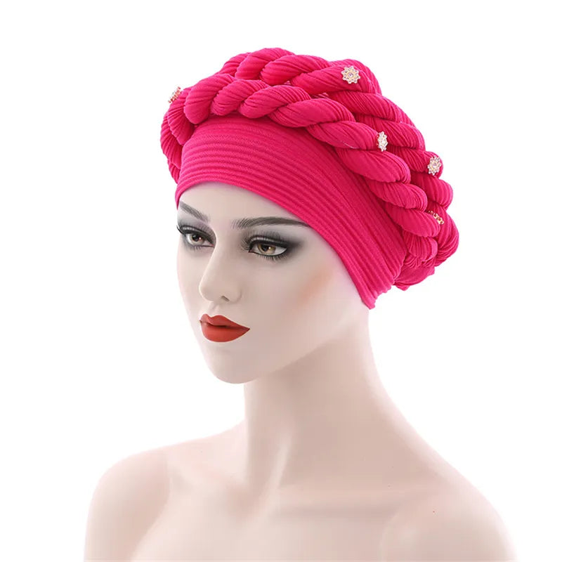 Double Braid Halo Turban