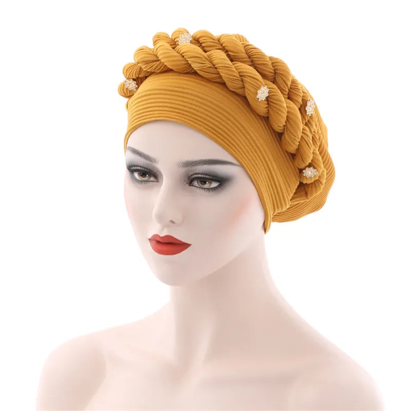 Double Braid Halo Turban