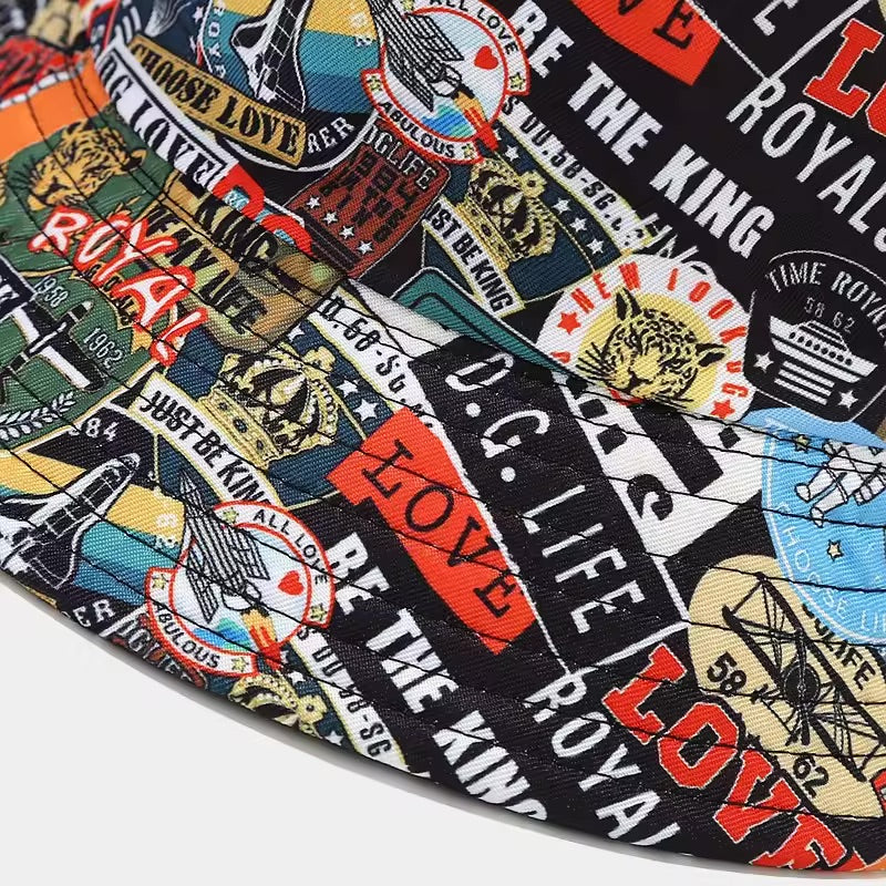 Retro Rhythm Bucket Hat