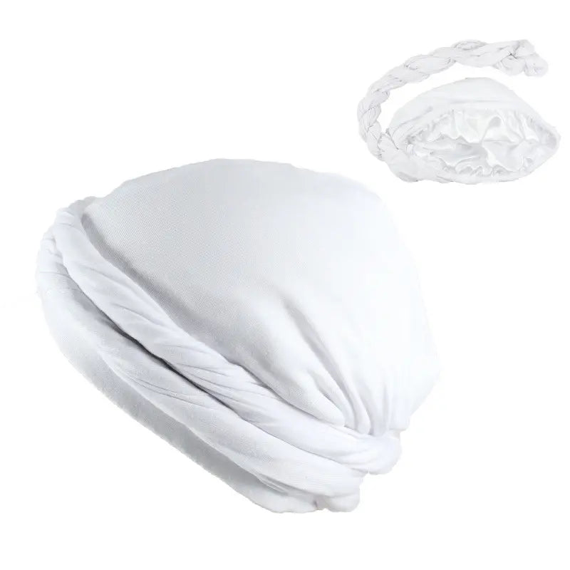 Solid Satin Lined Turban