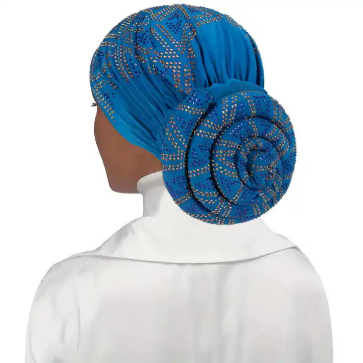 Dazzle Pre-Knotted Turban Wrap