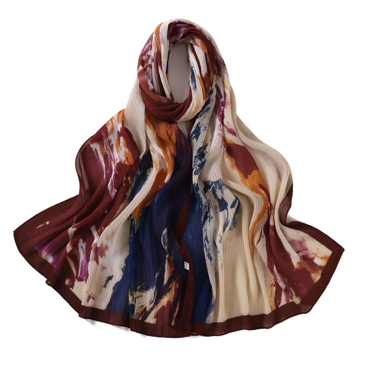 Tie Dye Oil Paint Hijab