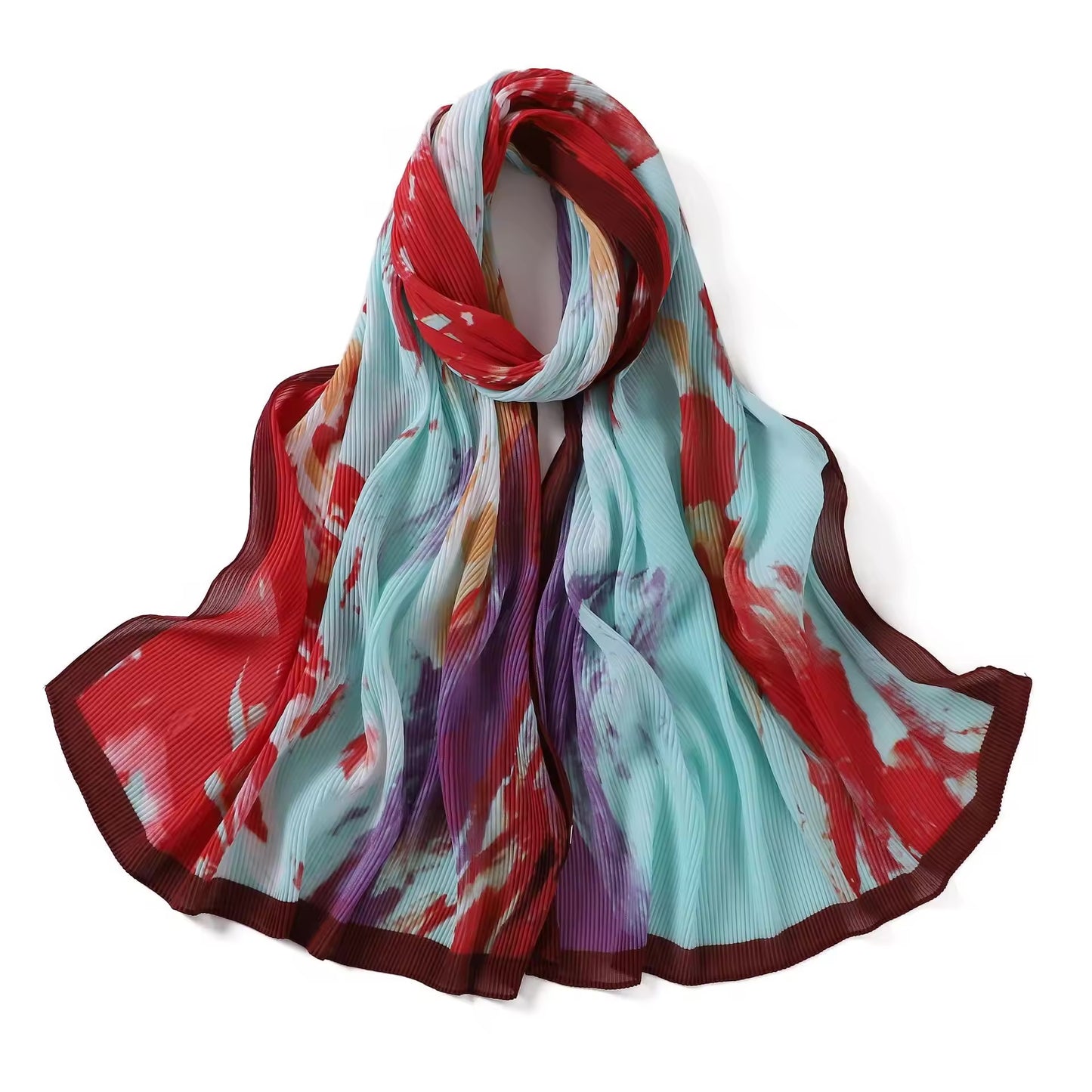 Tie Dye Oil Paint Hijab