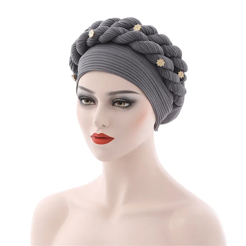 Double Braid Halo Turban