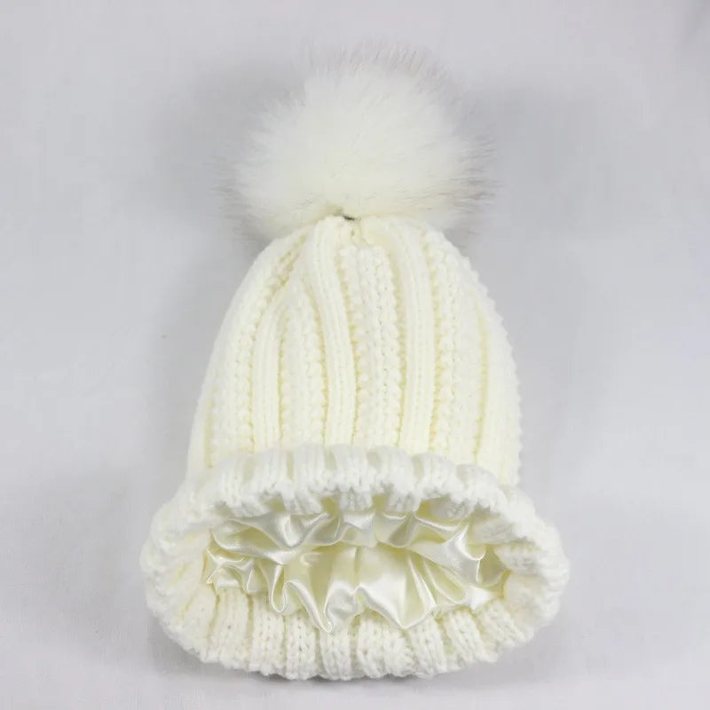Satin Lined Puffer Hat