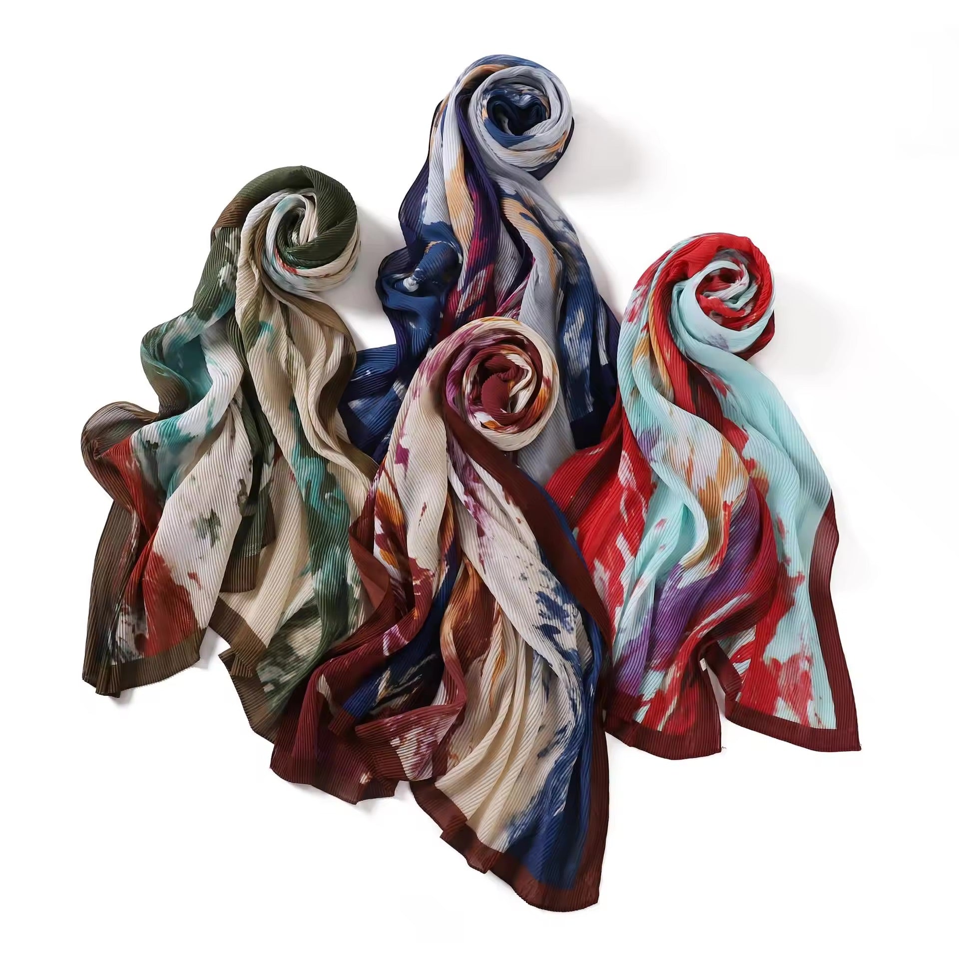 Tie Dye Oil Paint Hijab