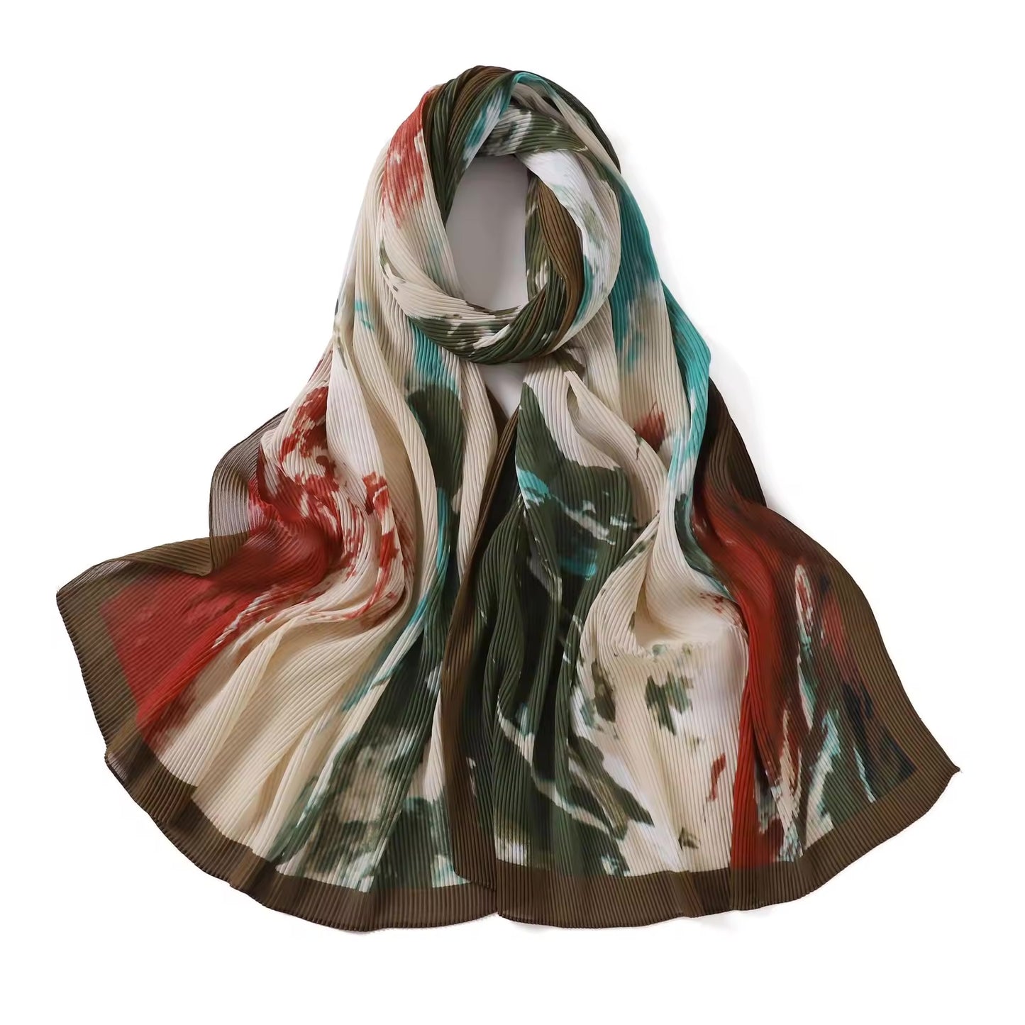 Tie Dye Oil Paint Hijab