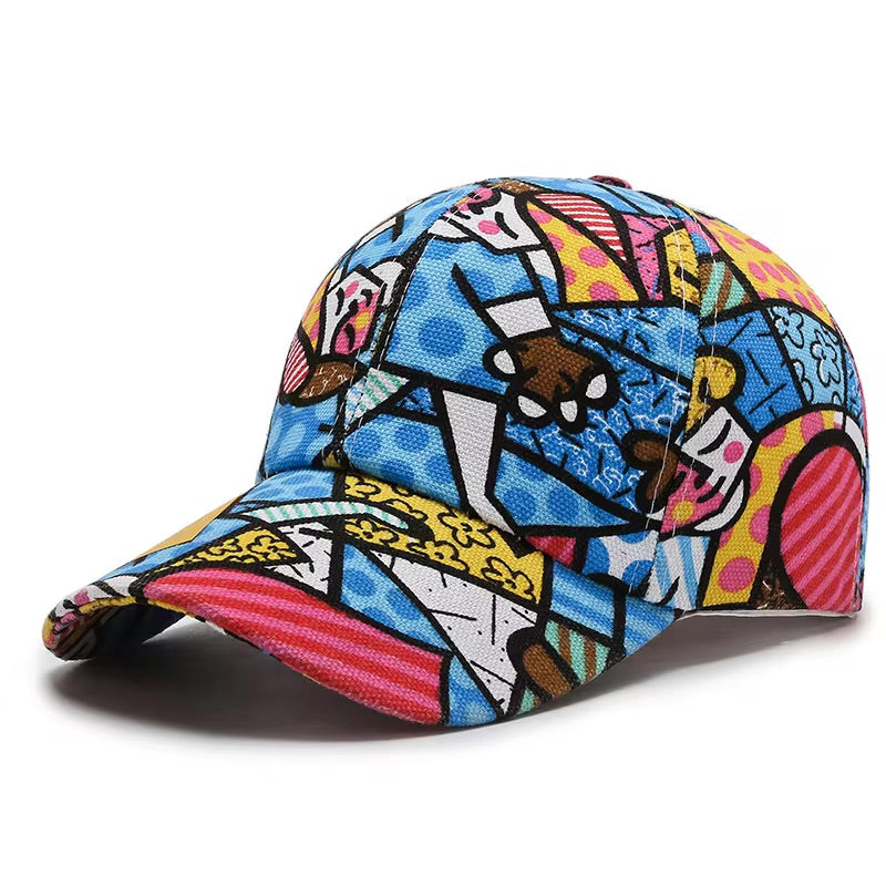 Graffiti Canvas Cap