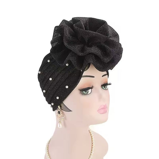 Floral Elegance Turban