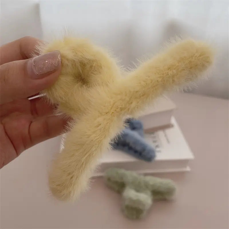 Plush Claw Clip