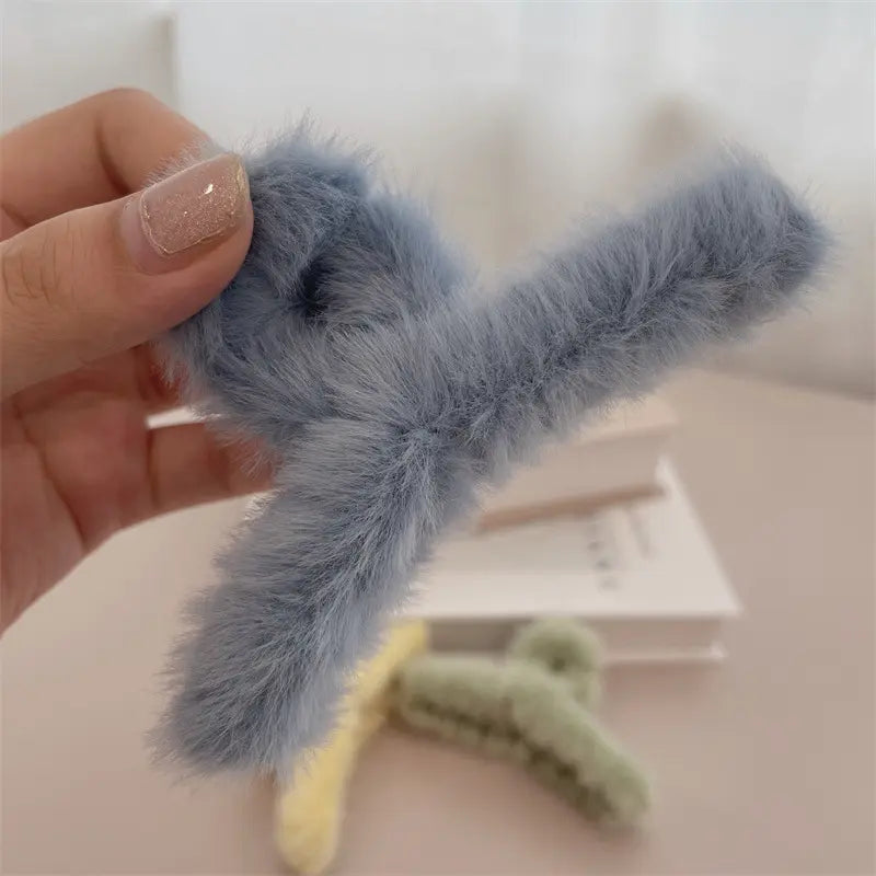 Plush Claw Clip