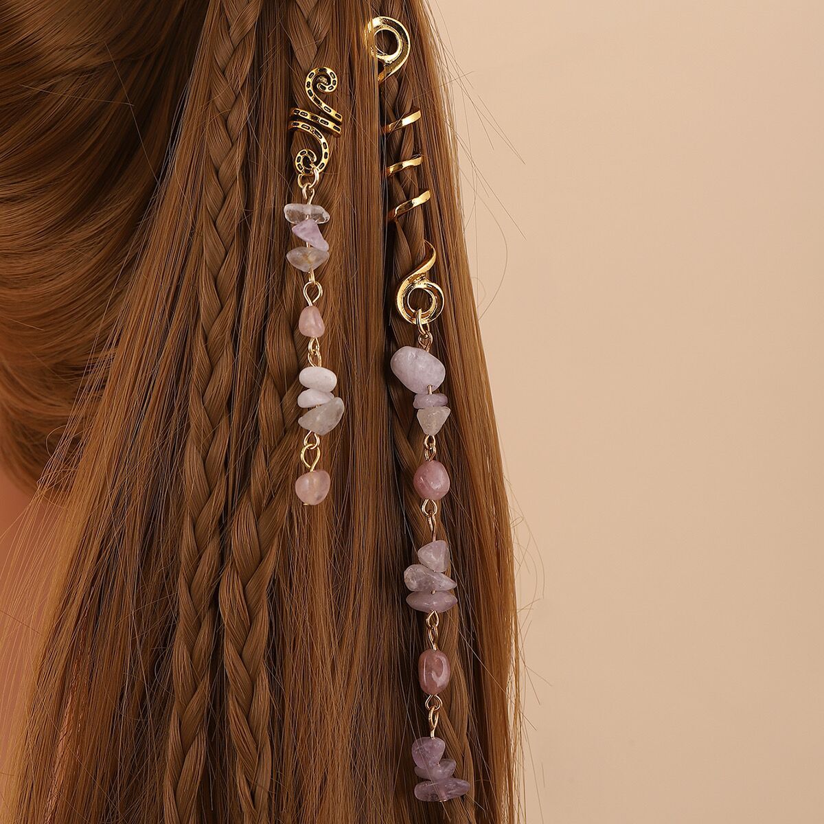 Jeweled Hair Chain